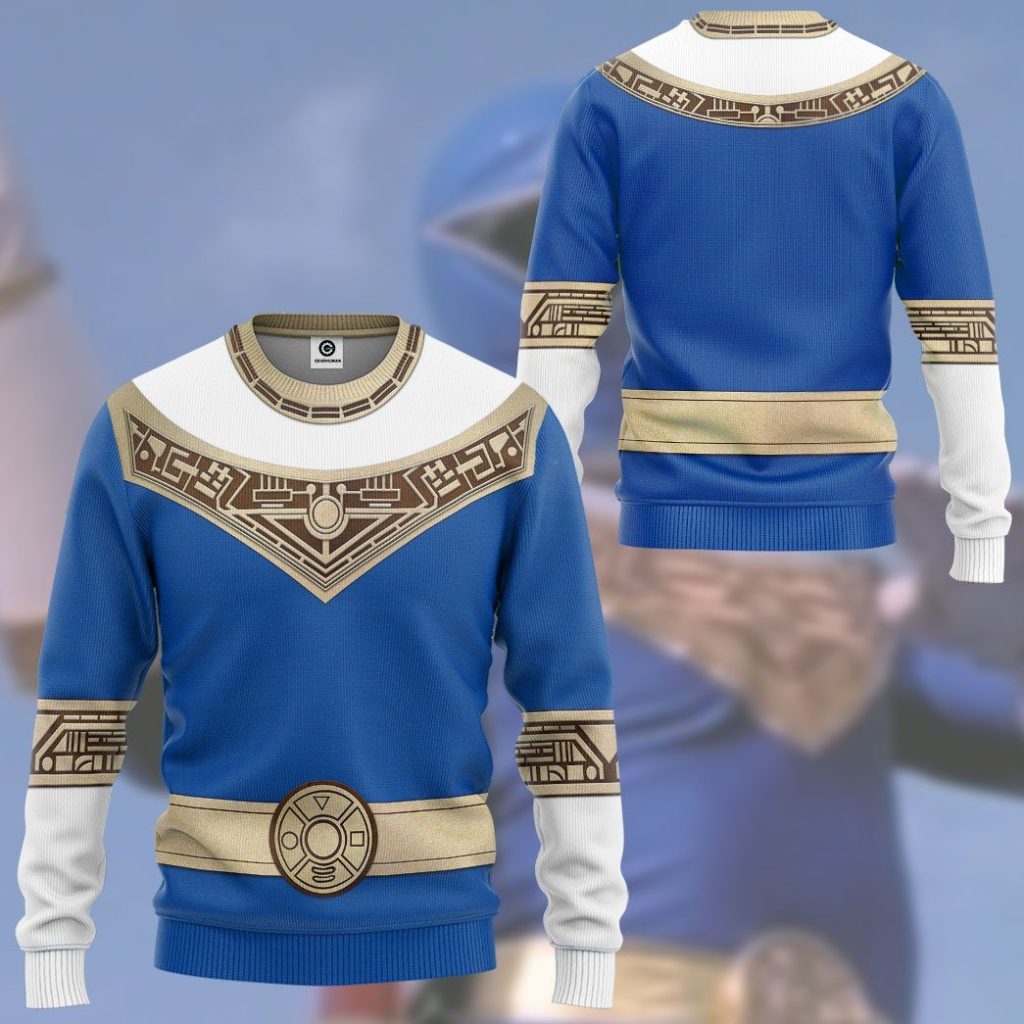 3D Power Rangers Zeo Blue  Apparel - Image 10