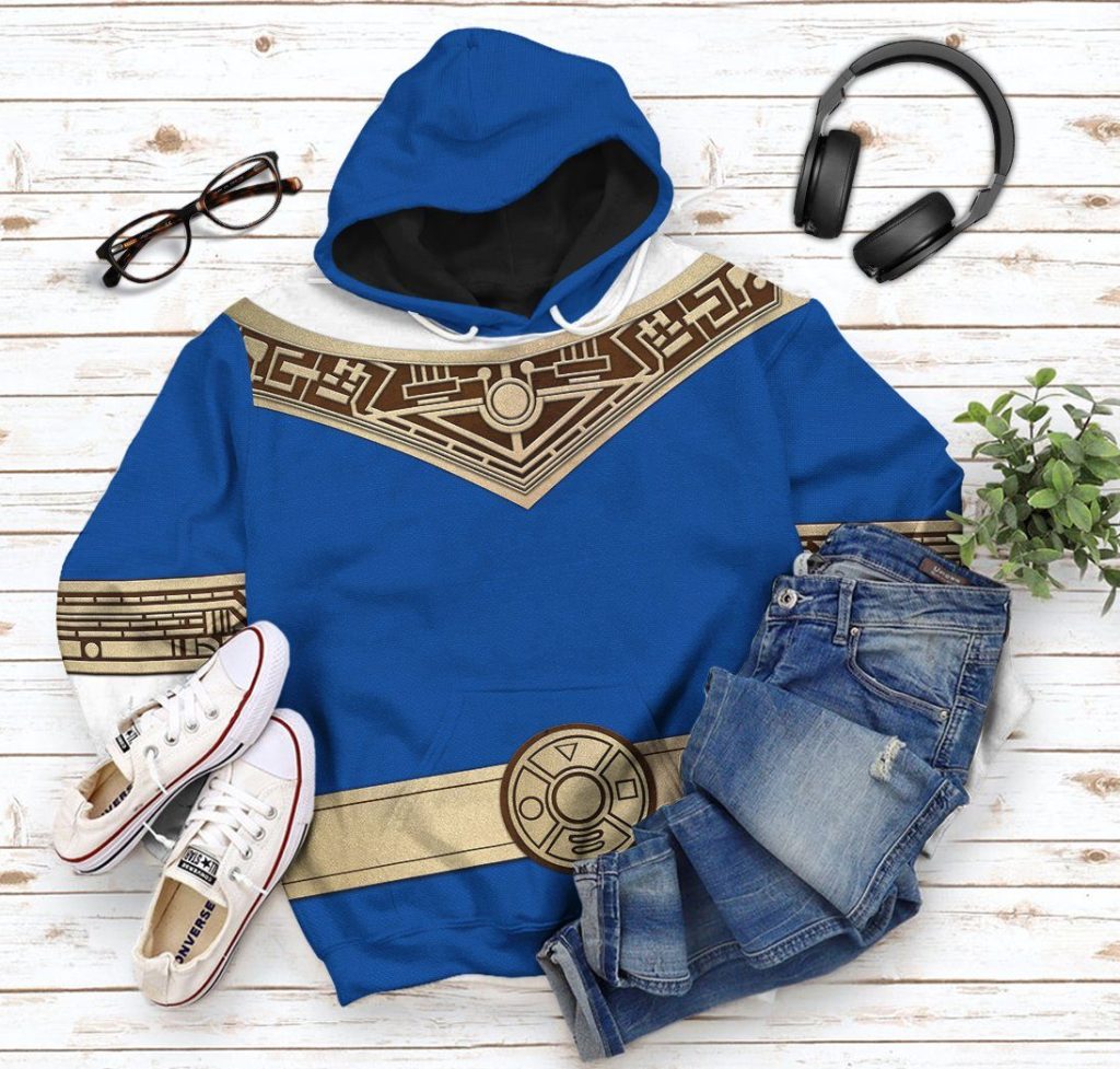 3D Power Rangers Zeo Blue  Apparel - Image 9