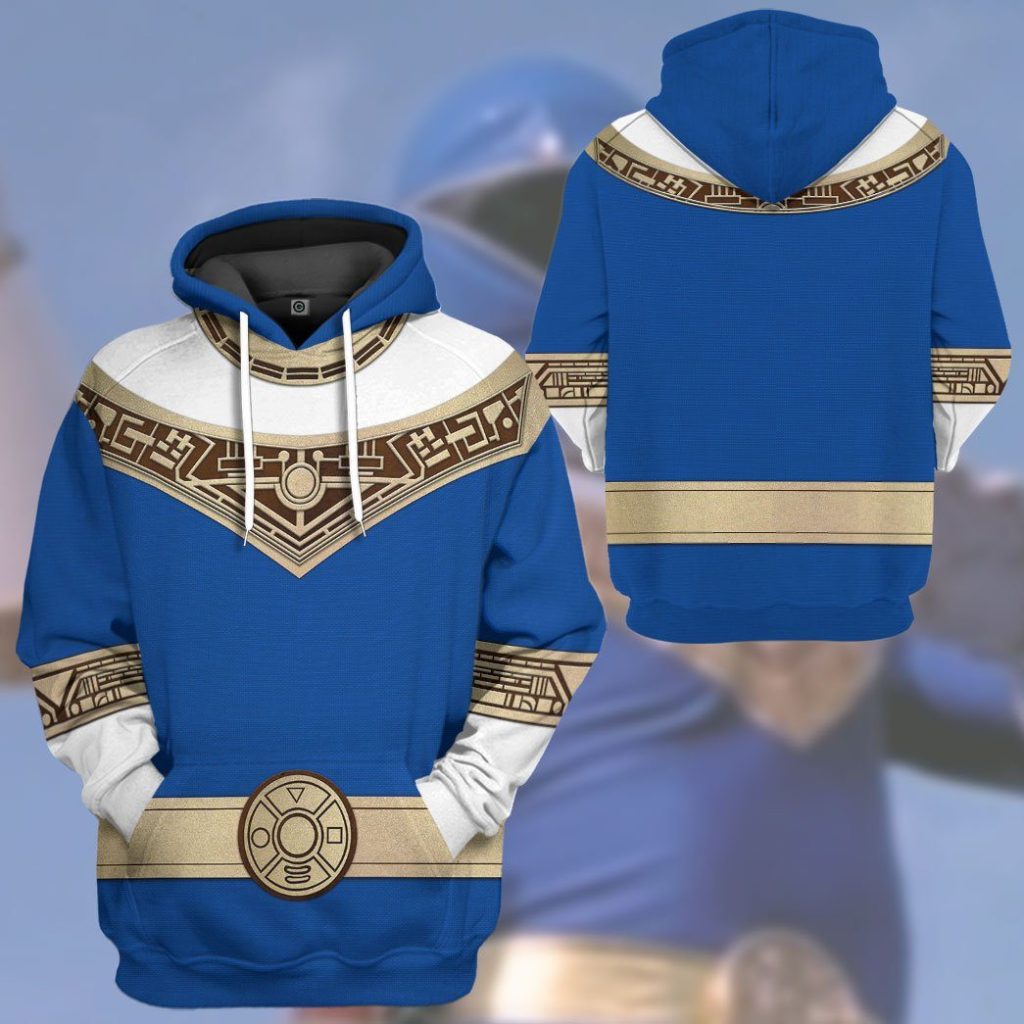 3D Power Rangers Zeo Blue  Apparel - Image 8