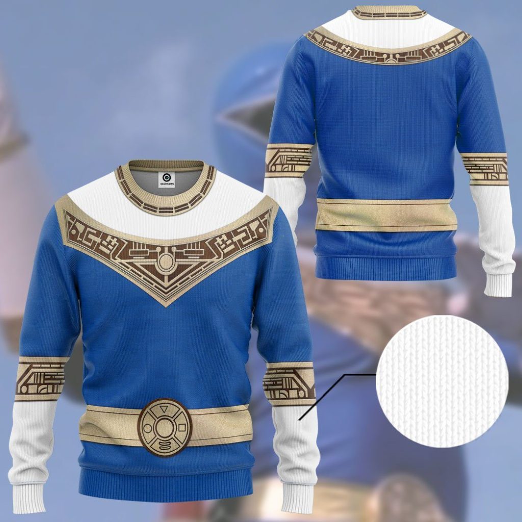 3D Power Rangers Zeo Blue  Apparel - Image 11