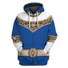 gearhuman 3d power rangers zeo blue custom tshirt hoodie apparel gv06015 3d apparel zip hoodie s 289147 - Power Rangers Store