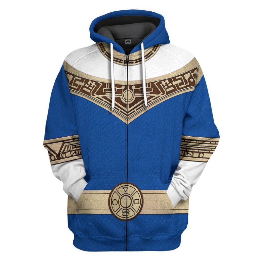 3D Power Rangers Zeo Blue  Apparel - Image 7
