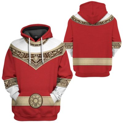 3D Power Rangers Zeo Red  Apparel