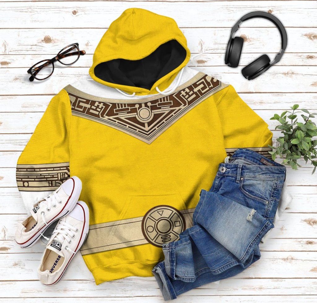 3D Power Rangers Zeo Yellow  Apparel - Image 12
