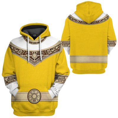 3D Power Rangers Zeo Yellow  Apparel