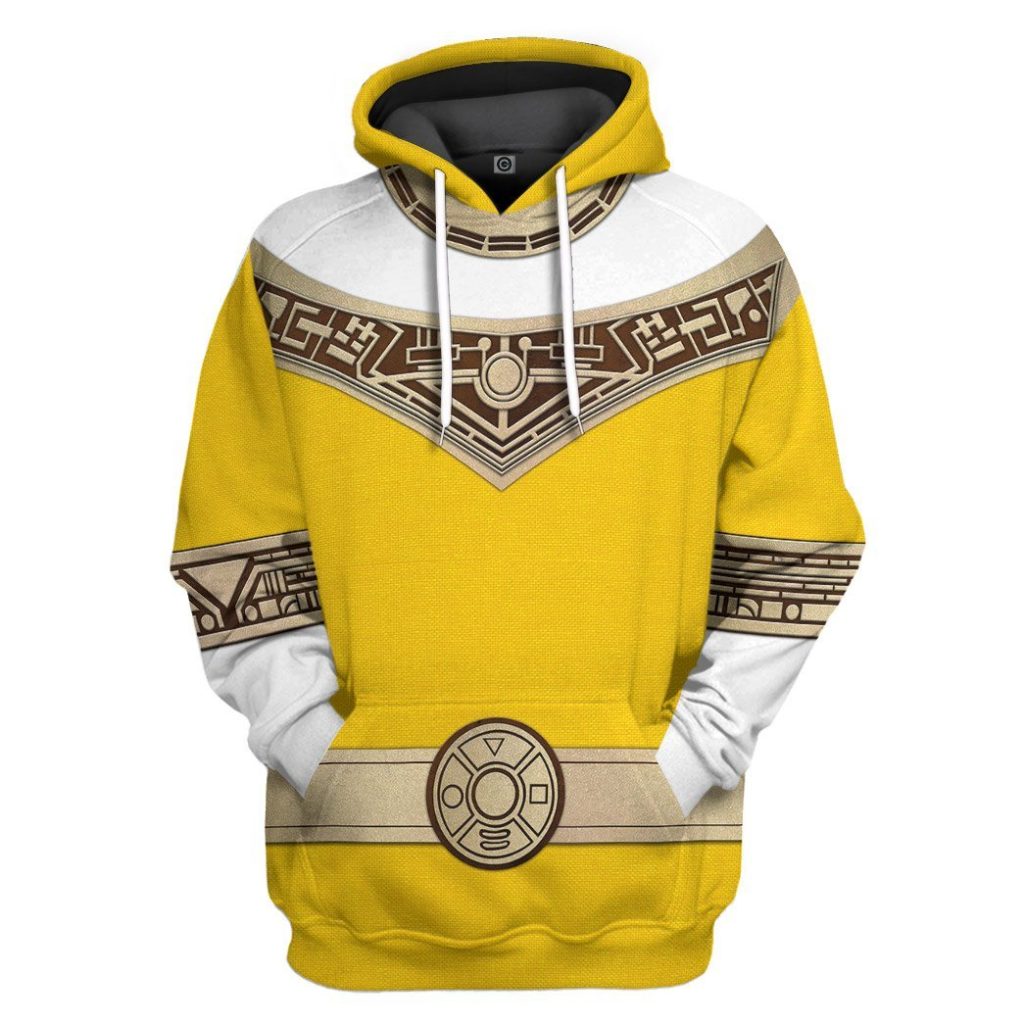 3D Power Rangers Zeo Yellow  Apparel - Image 4