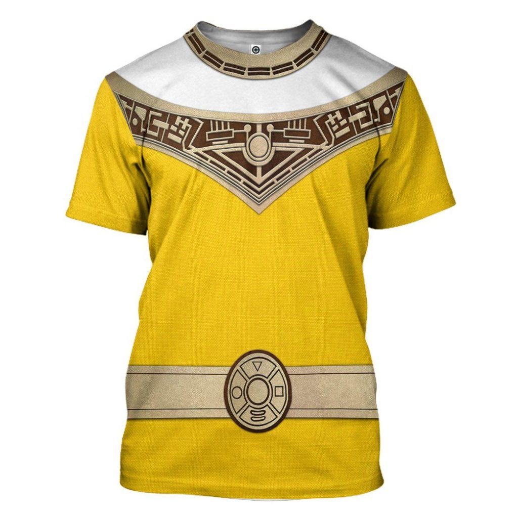 3D Power Rangers Zeo Yellow  Apparel - Image 6