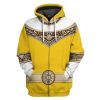 gearhuman 3d power rangers zeo yellow custom tshirt hoodie apparel gv06012 3d apparel zip hoodie s 792213 - Power Rangers Store