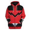gearhuman 3d quantum power rangers time force tshirt hoodie apparel gb13011 3d apparel zip hoodie s 332725 - Power Rangers Store
