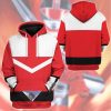 gearhuman 3d red power rangers time force tshirt hoodie apparel gb15011 3d apparel 145322 - Power Rangers Store