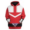 gearhuman 3d red power rangers time force tshirt hoodie apparel gb15011 3d apparel hoodie s 373780 - Power Rangers Store