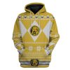 gearhuman 3d yellow power ranger custom tshirt hoodie apparel cw291010 3d apparel hoodie s 430631 - Power Rangers Store