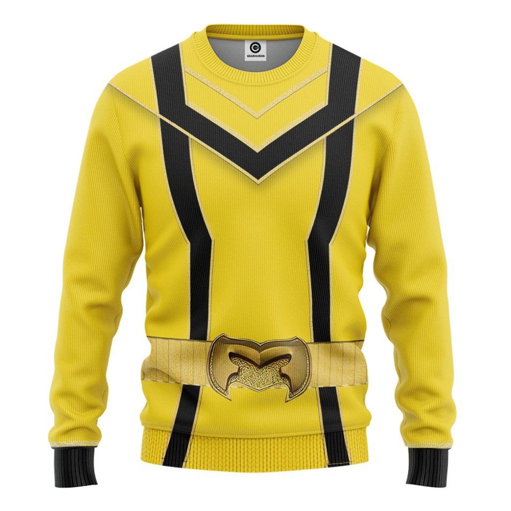 3D Yellow Power Rangers Mystic Force  Apparel - Image 2