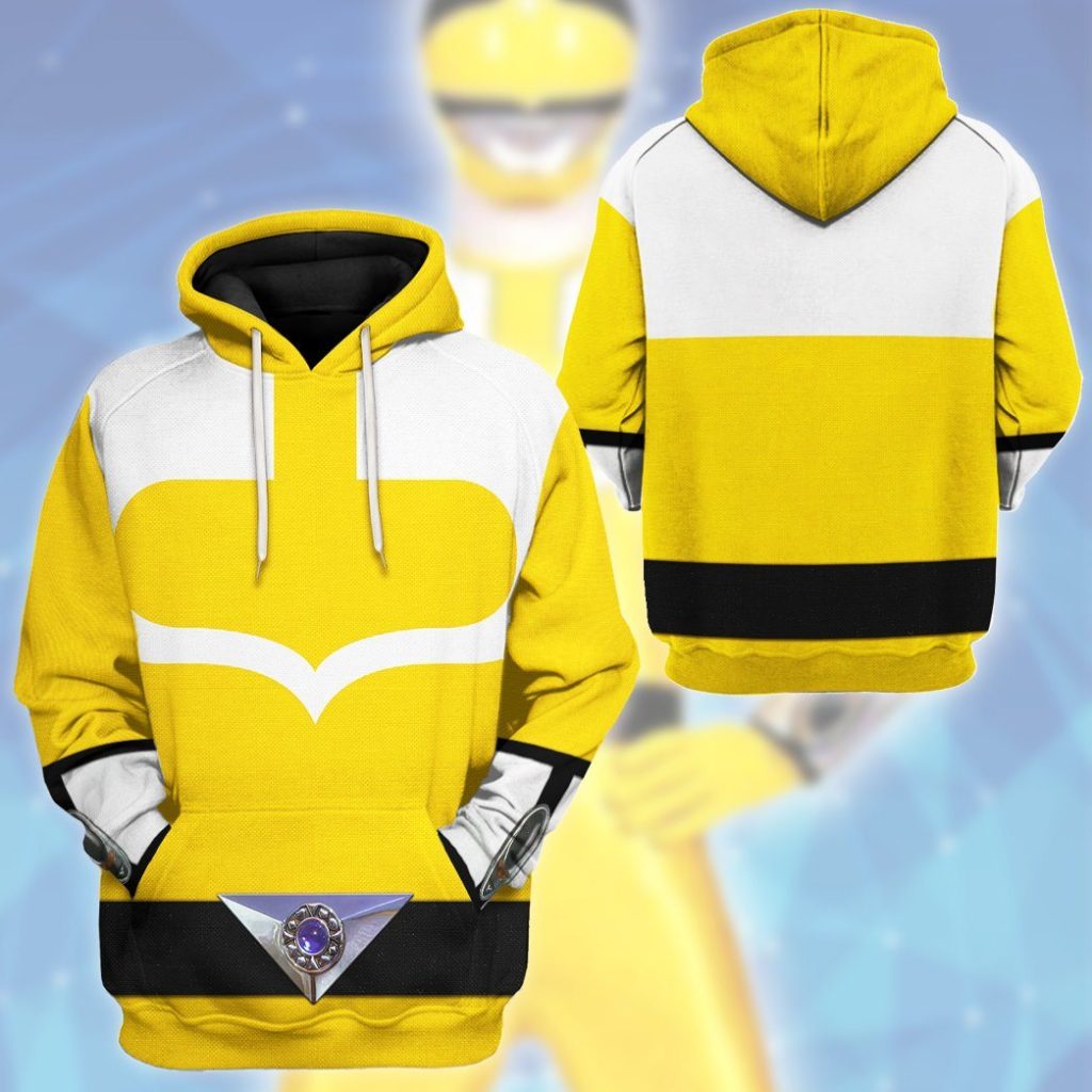 3D Yellow Power Rangers Time Force  Apparel - Image 9