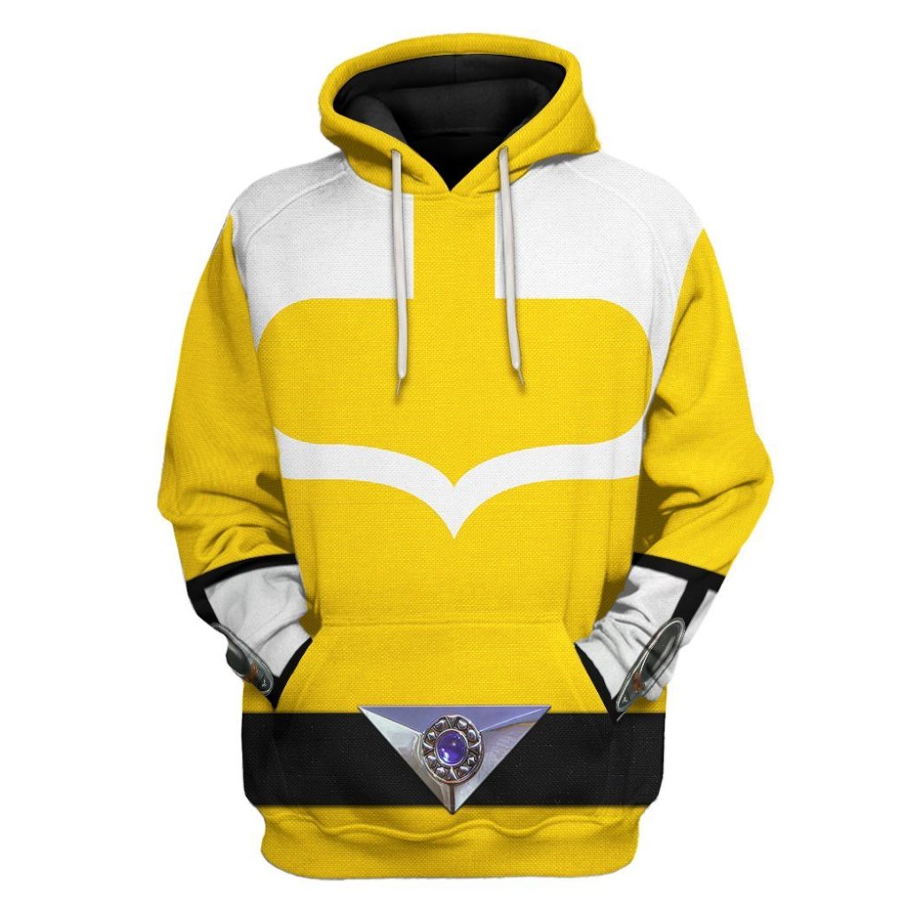 3D Yellow Power Rangers Time Force  Apparel - Image 4