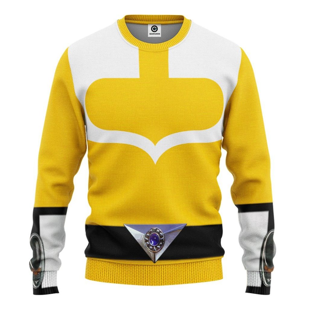 3D Yellow Power Rangers Time Force  Apparel - Image 5