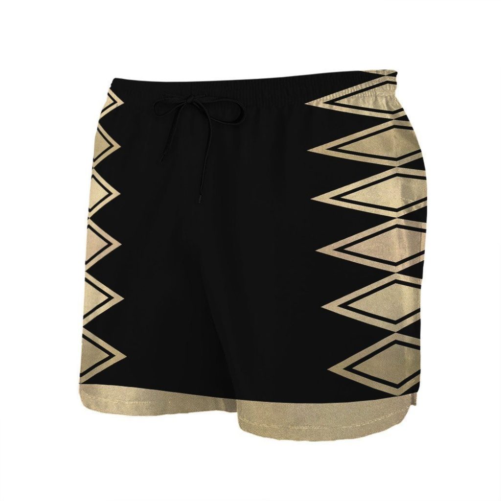 3D Power Ranger Black Dino Thunder Shorts - Image 3