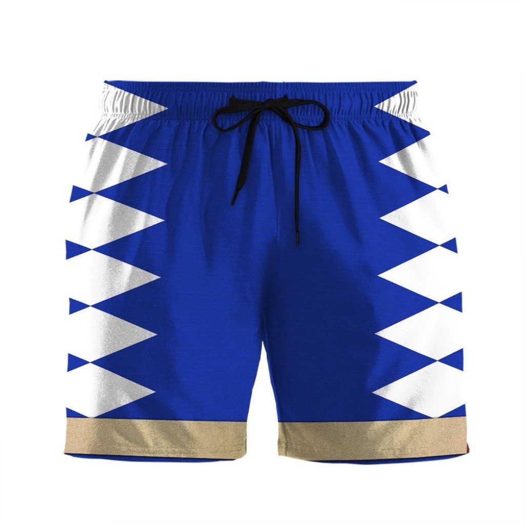 3D Power Ranger Blue Dino Thunder Shorts