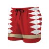 gearhumans 3d power ranger red dino thunder shorts zk28042111 men shorts 416115 - Power Rangers Store