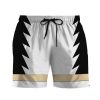 gearhumans 3d power ranger white dino thunder shorts zk28042110 men shorts s 286917 - Power Rangers Store