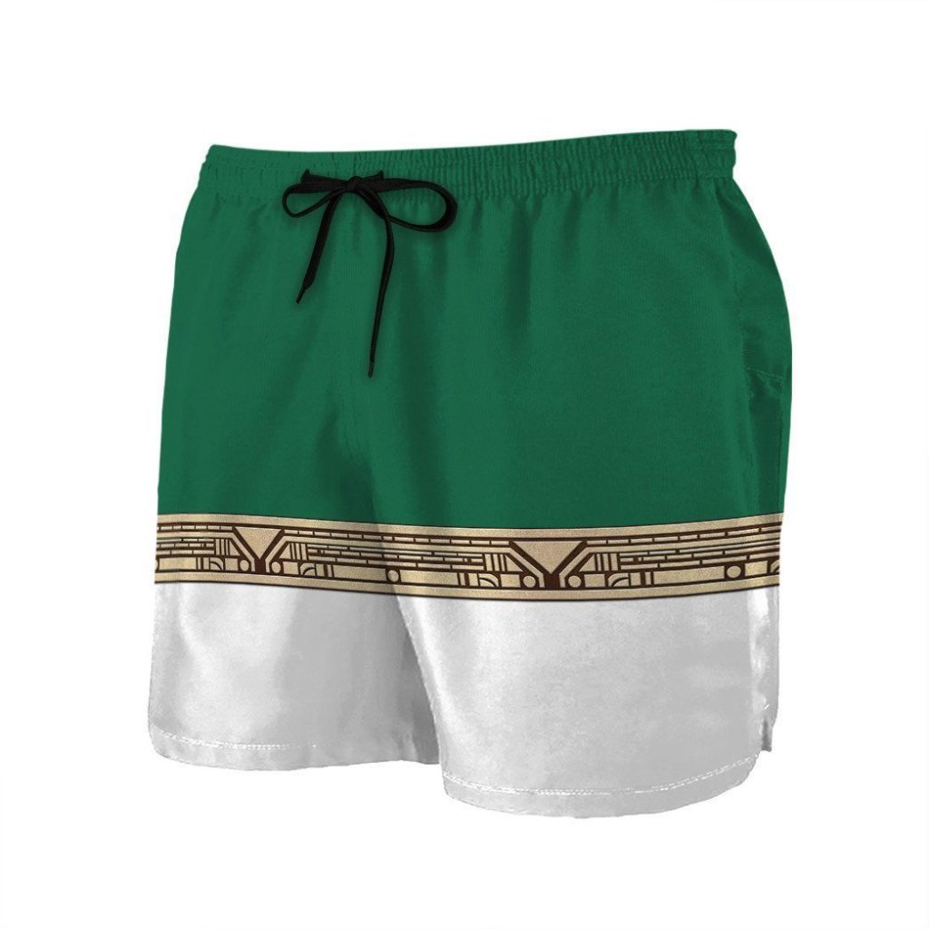 3D Power Ranger Zeo Green Shorts - Image 3