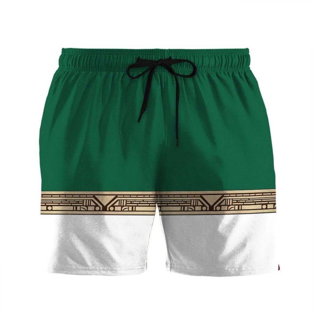 3D Power Ranger Zeo Green Shorts