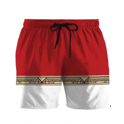 3D Power Ranger Zeo Red Shorts