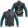 gearhumans 3d power rangers hyperforce fenrir custom name baseball jacket gw12041 baseball jacket 485382 - Power Rangers Store