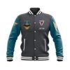 gearhumans 3d power rangers hyperforce fenrir custom name baseball jacket gw12041 baseball jacket baseball jacket s 656634 - Power Rangers Store