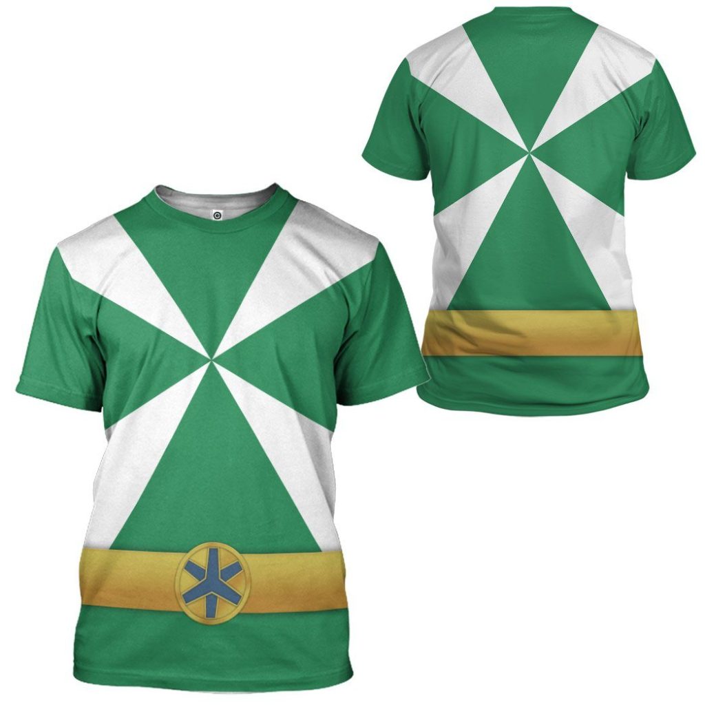 3D Power Rangers Lightspeed Rescue Green Ranger  Apparel - Image 7