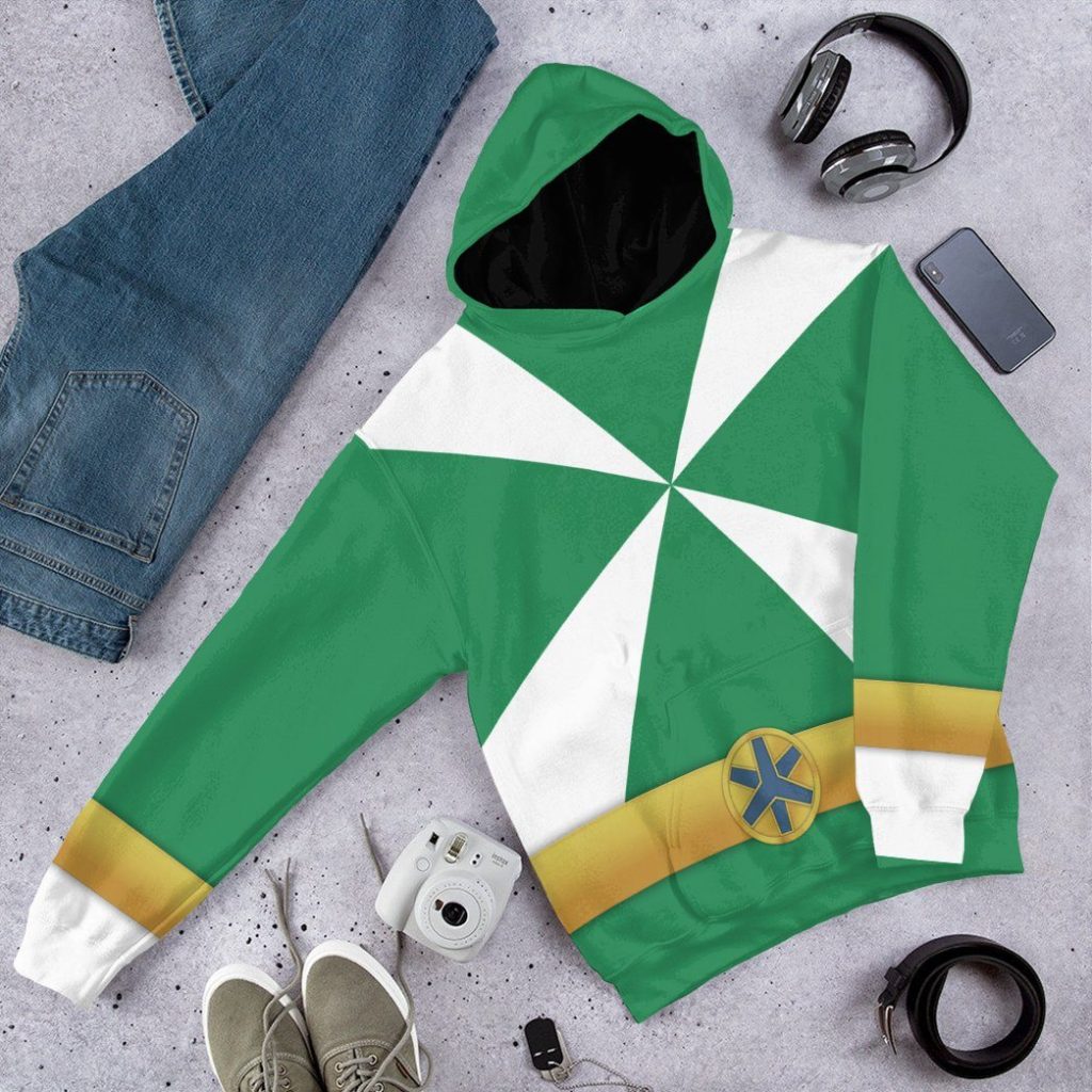 3D Power Rangers Lightspeed Rescue Green Ranger  Apparel - Image 14