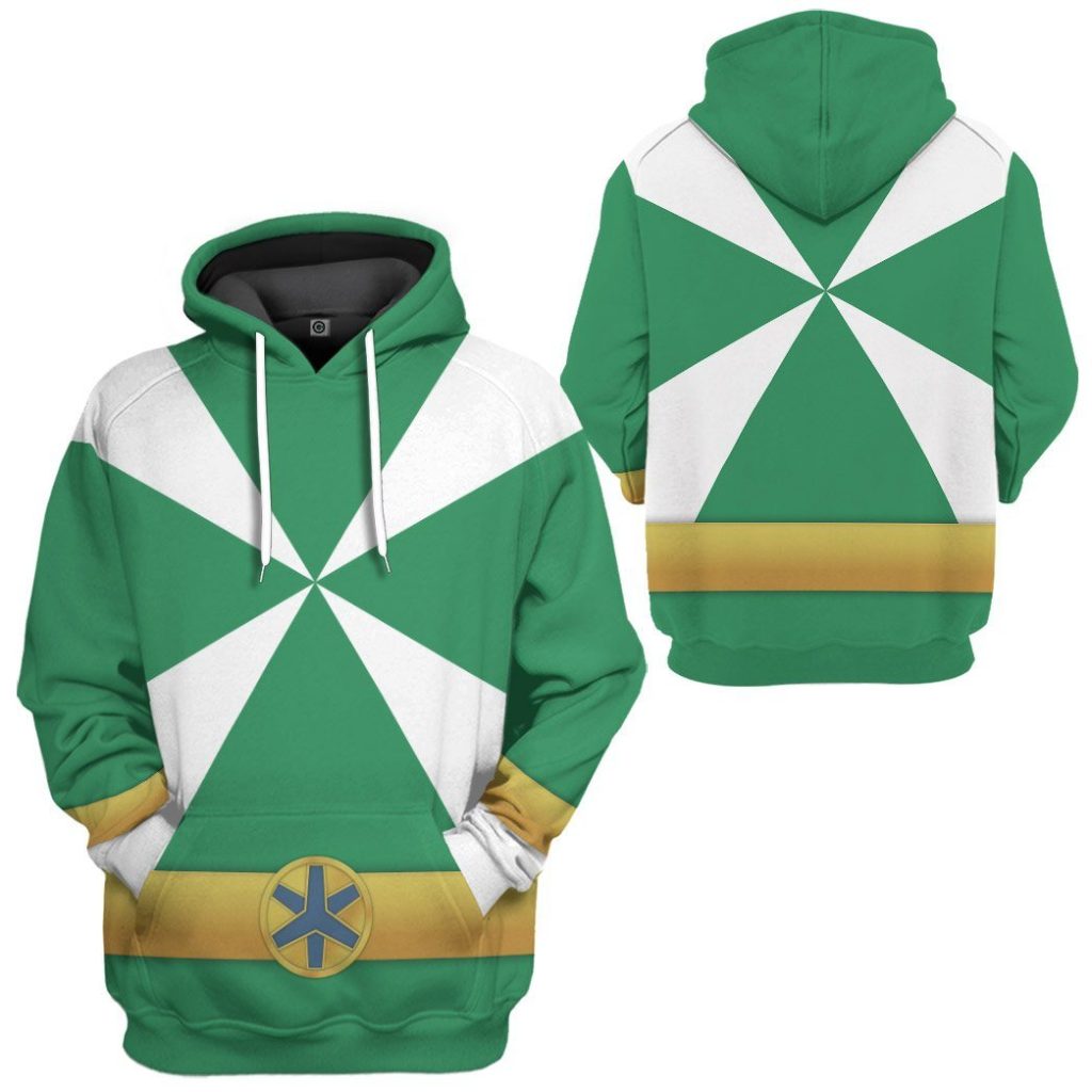 3D Power Rangers Lightspeed Rescue Green Ranger  Apparel - Image 5