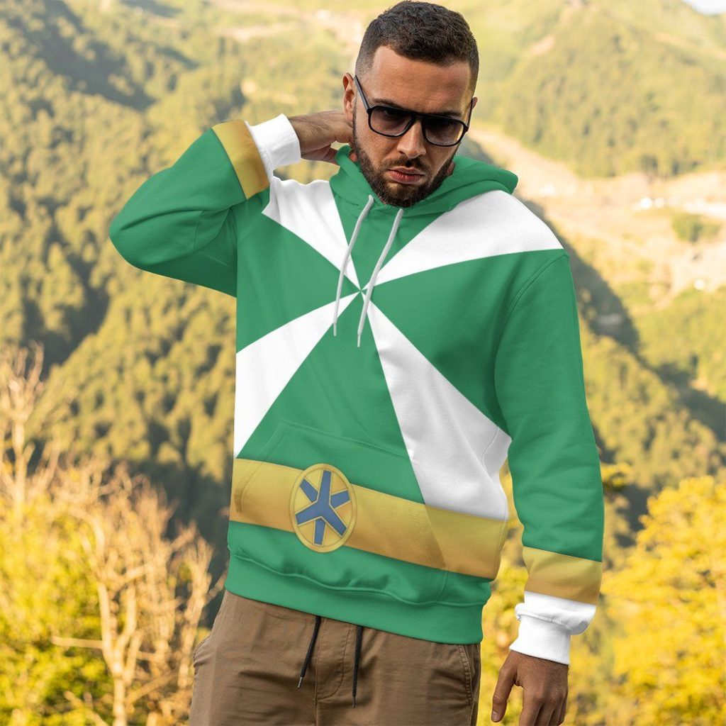 3D Power Rangers Lightspeed Rescue Green Ranger  Apparel - Image 13
