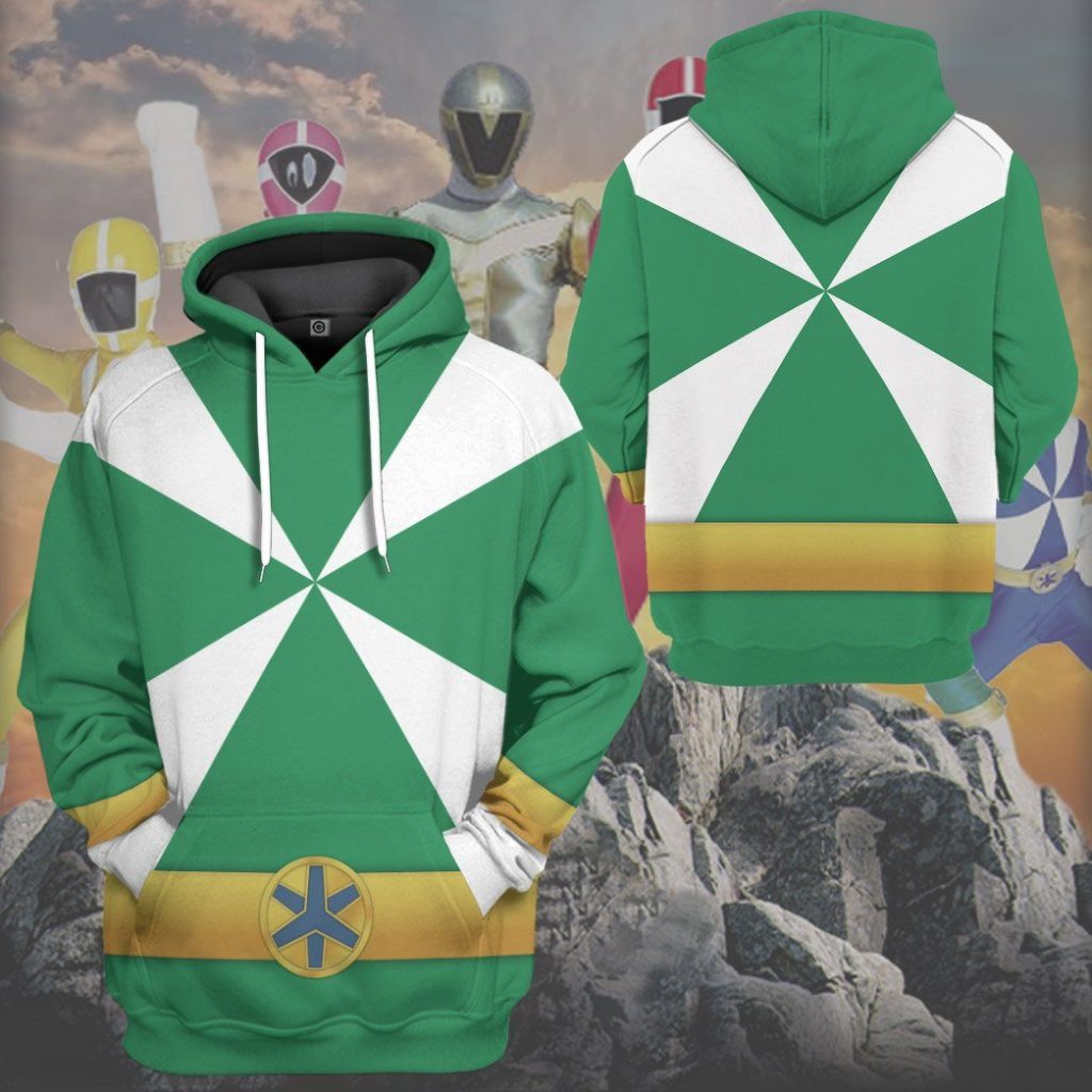3D Power Rangers Lightspeed Rescue Green Ranger  Apparel - Image 10
