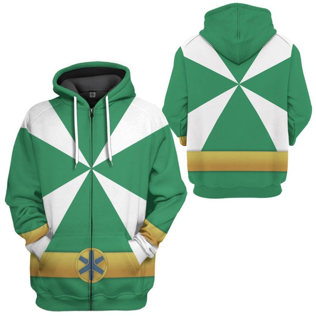 3D Power Rangers Lightspeed Rescue Green Ranger  Apparel - Image 8