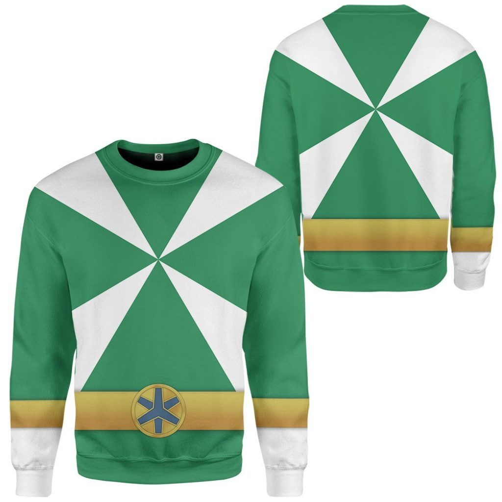 3D Power Rangers Lightspeed Rescue Green Ranger  Apparel - Image 6