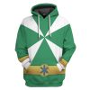 gearhumans 3d power rangers lightspeed rescue green ranger custom tshirt hoodie apparel gw05043 3d apparel hoodie s 825823 - Power Rangers Store