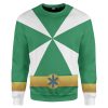 gearhumans 3d power rangers lightspeed rescue green ranger custom tshirt hoodie apparel gw05043 3d apparel long sleeve s 831712 - Power Rangers Store
