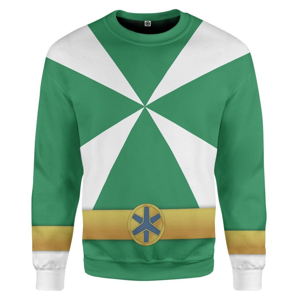 3D Power Rangers Lightspeed Rescue Green Ranger  Apparel - Image 2
