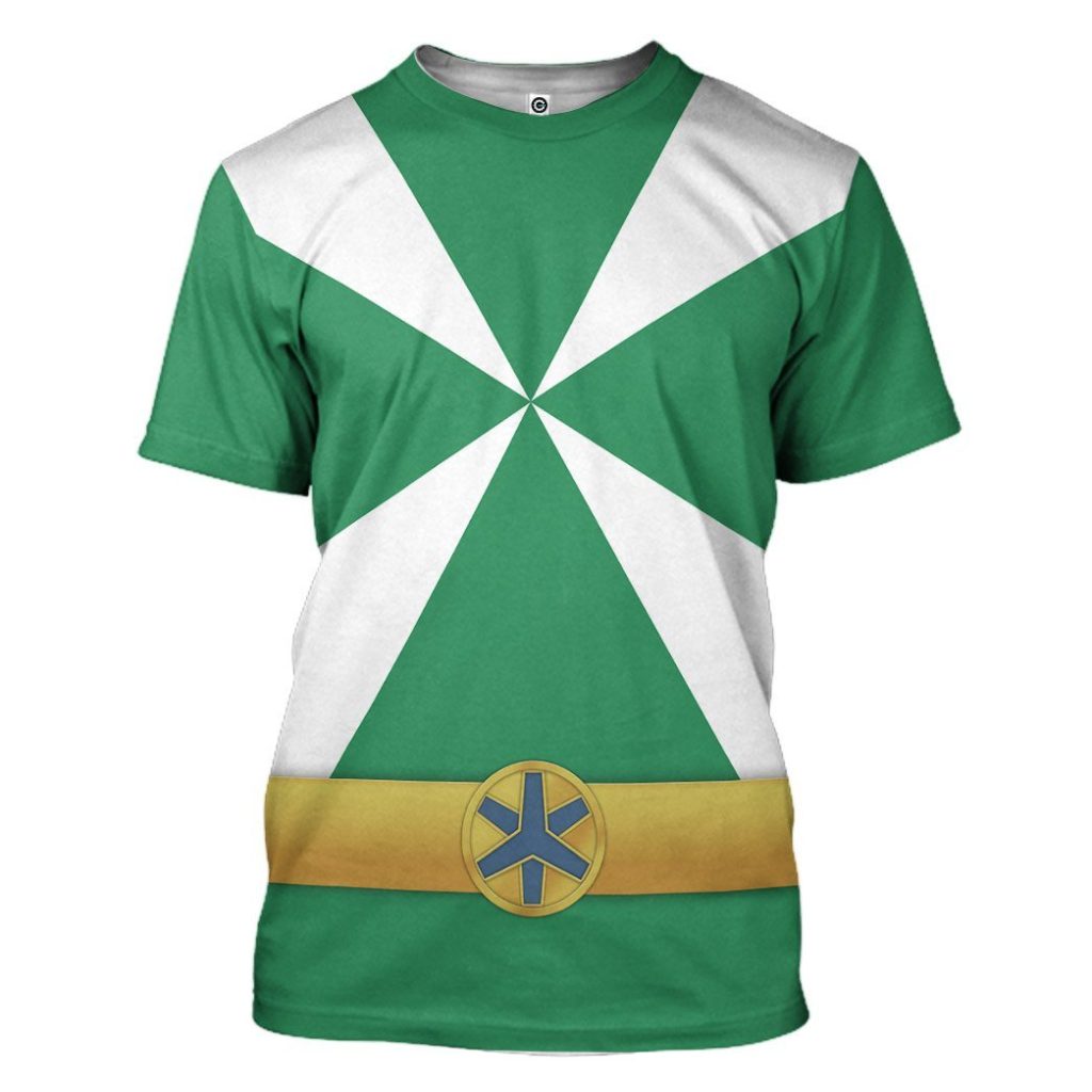3D Power Rangers Lightspeed Rescue Green Ranger  Apparel - Image 3