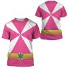 gearhumans 3d power rangers lightspeed rescue pink ranger custom tshirt hoodie apparel gw05044 3d apparel 577657 - Power Rangers Store