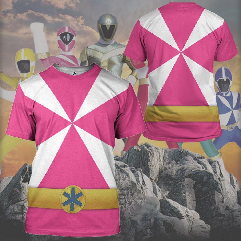 3D Power Rangers Lightspeed Rescue Pink Ranger  Apparel - Image 9