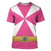 gearhumans 3d power rangers lightspeed rescue pink ranger custom tshirt hoodie apparel gw05044 3d apparel t shirt s 816846 - Power Rangers Store