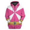 gearhumans 3d power rangers lightspeed rescue pink ranger custom tshirt hoodie apparel gw05044 3d apparel zip hoodie s 166434 - Power Rangers Store