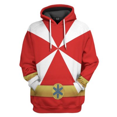3D Power Rangers Lightspeed Rescue Red Ranger  Apparel
