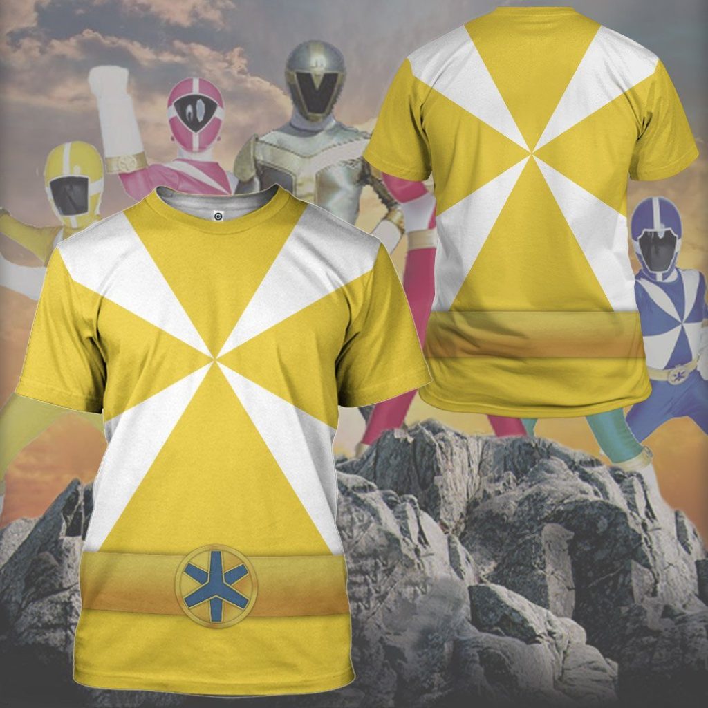3D Power Rangers Lightspeed Rescue Yellow Ranger  Apparel - Image 9