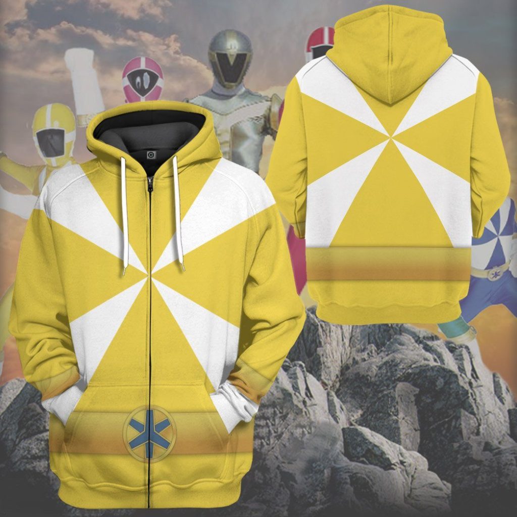 3D Power Rangers Lightspeed Rescue Yellow Ranger  Apparel - Image 11