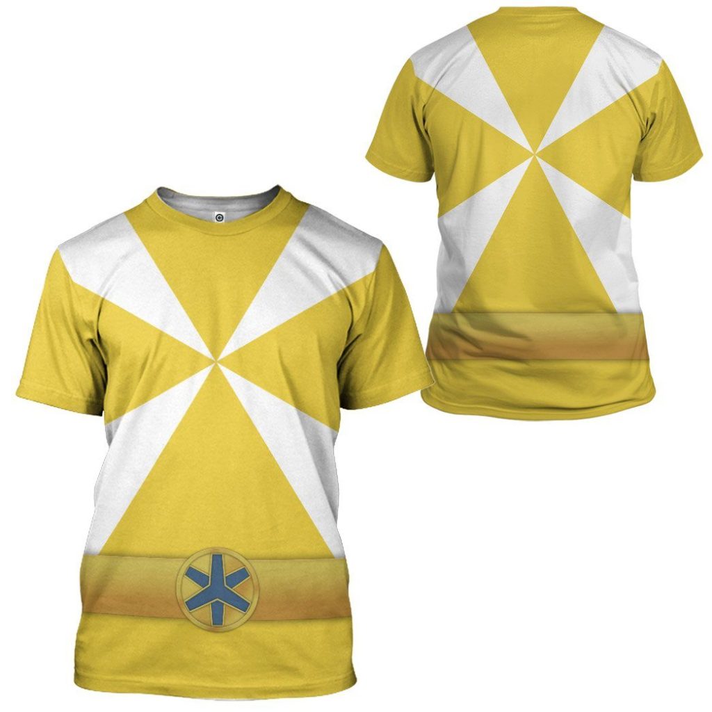 3D Power Rangers Lightspeed Rescue Yellow Ranger  Apparel - Image 7