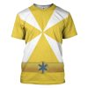gearhumans 3d power rangers lightspeed rescue yellow ranger custom tshirt hoodie apparel gw05045 3d apparel t shirt s 869721 - Power Rangers Store