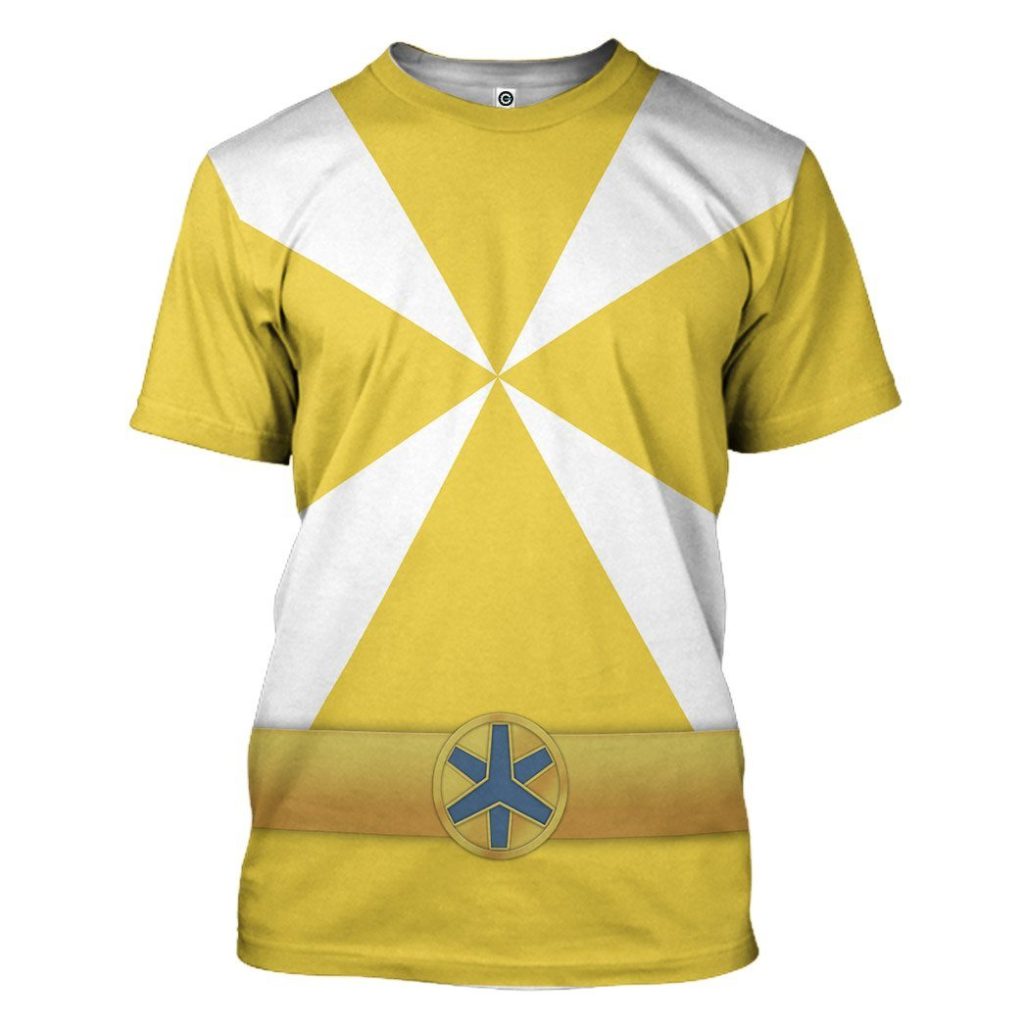 3D Power Rangers Lightspeed Rescue Yellow Ranger  Apparel - Image 3